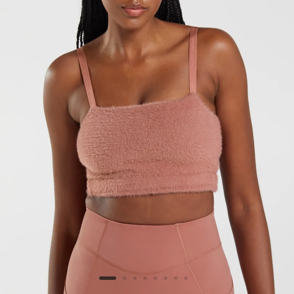 WHITNEY EYELASH KNIT BANDEAU
